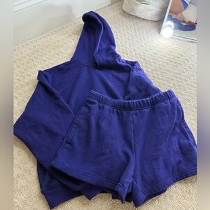 Skims Concord Grape sweat set